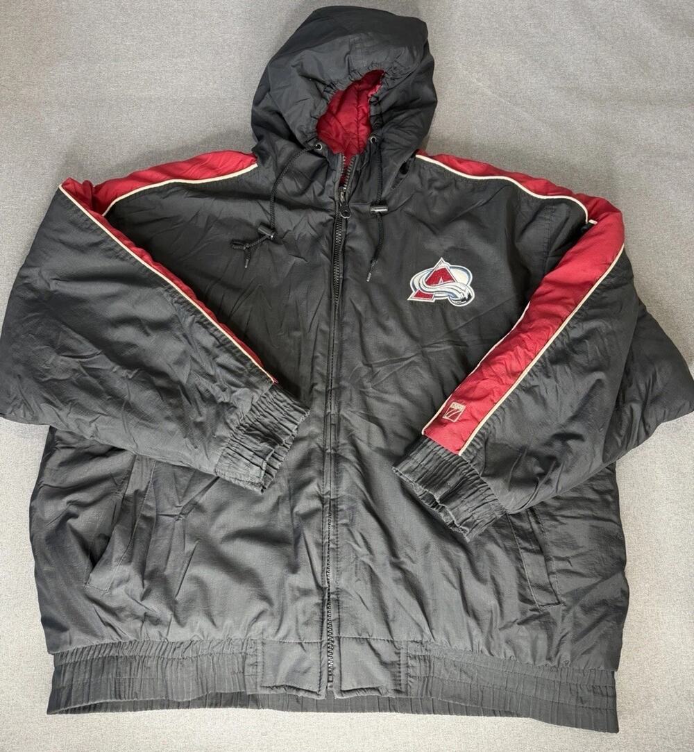 Vintage Colorado Avalanche Logo Athletic NHL Puffer Jacket Men’s Size XL!!!!